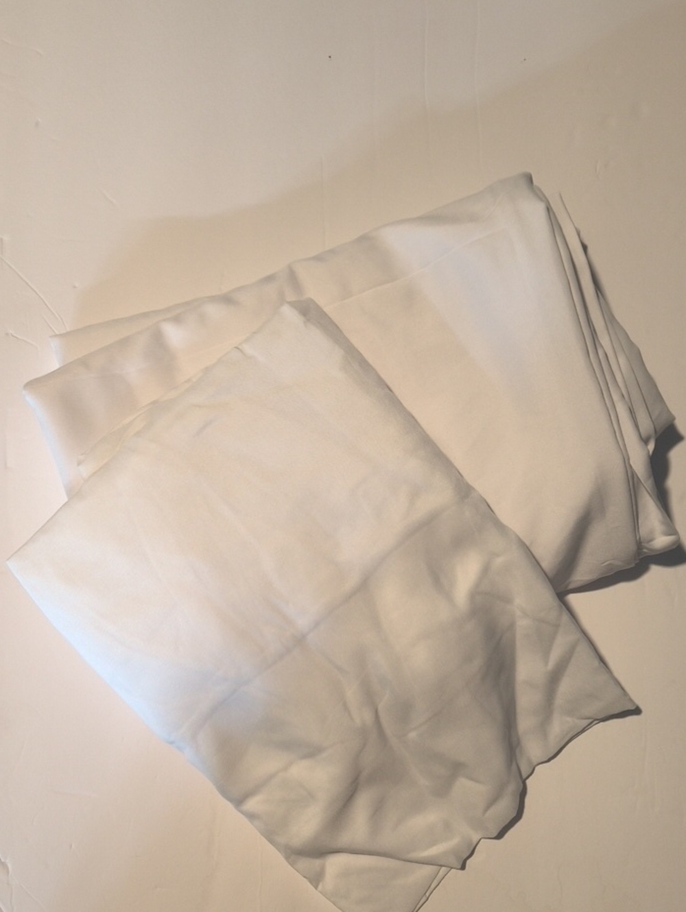 Soft White Fitted and Flat Sheet Set